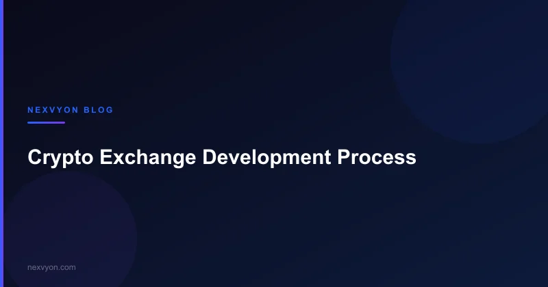 Cryptocurrency Exchange Development Process Roadmap
